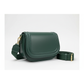 Crossbody Bag with a Flap-over Closure And Thick Shoulder Strap