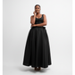 Vintage Plus Size Bow Button-Down Dress