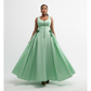 Vintage Plus Size Bow Button-Down Dress