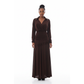 Ladies Long-Sleeved Wrap-Style Maxi Dress
