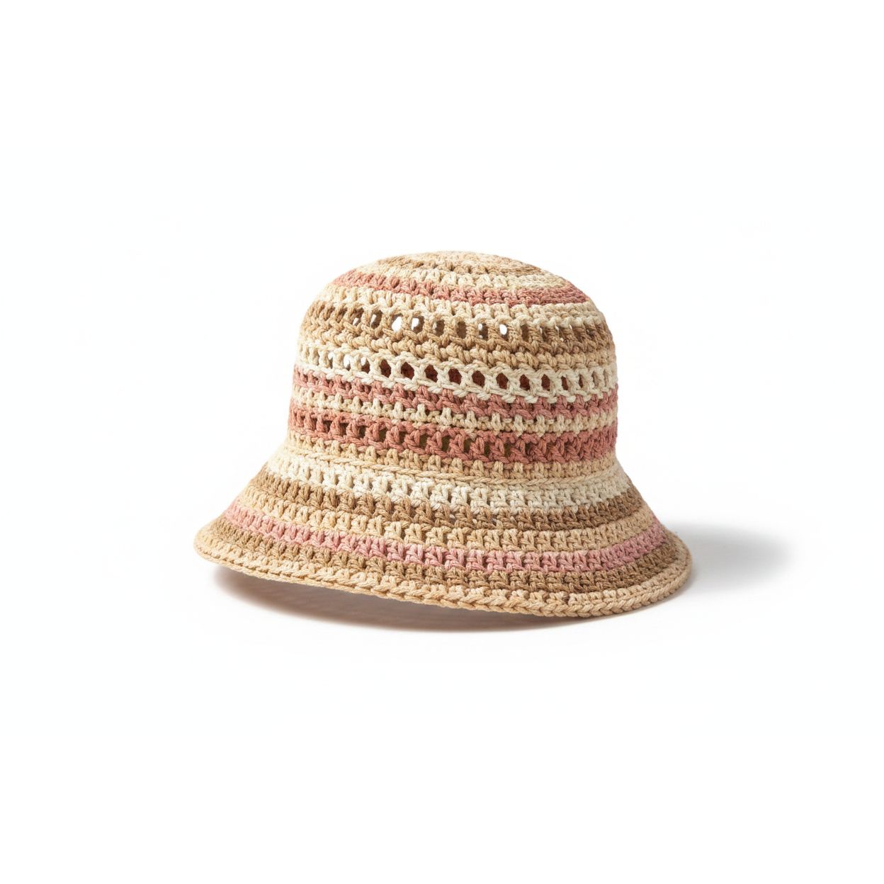 Women's Woven Crochet Bucket Hat
