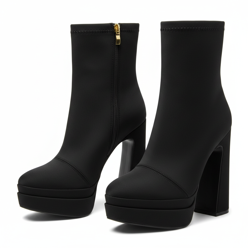 Chunky Double Platform Boots