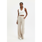 Women's High-Waisted Knitted Wide-Leg Pants
