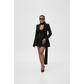 Plus Size Tailored (Draped Scarf) Mini Dress