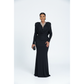 Plus Size Classic Cowl Neck Gown