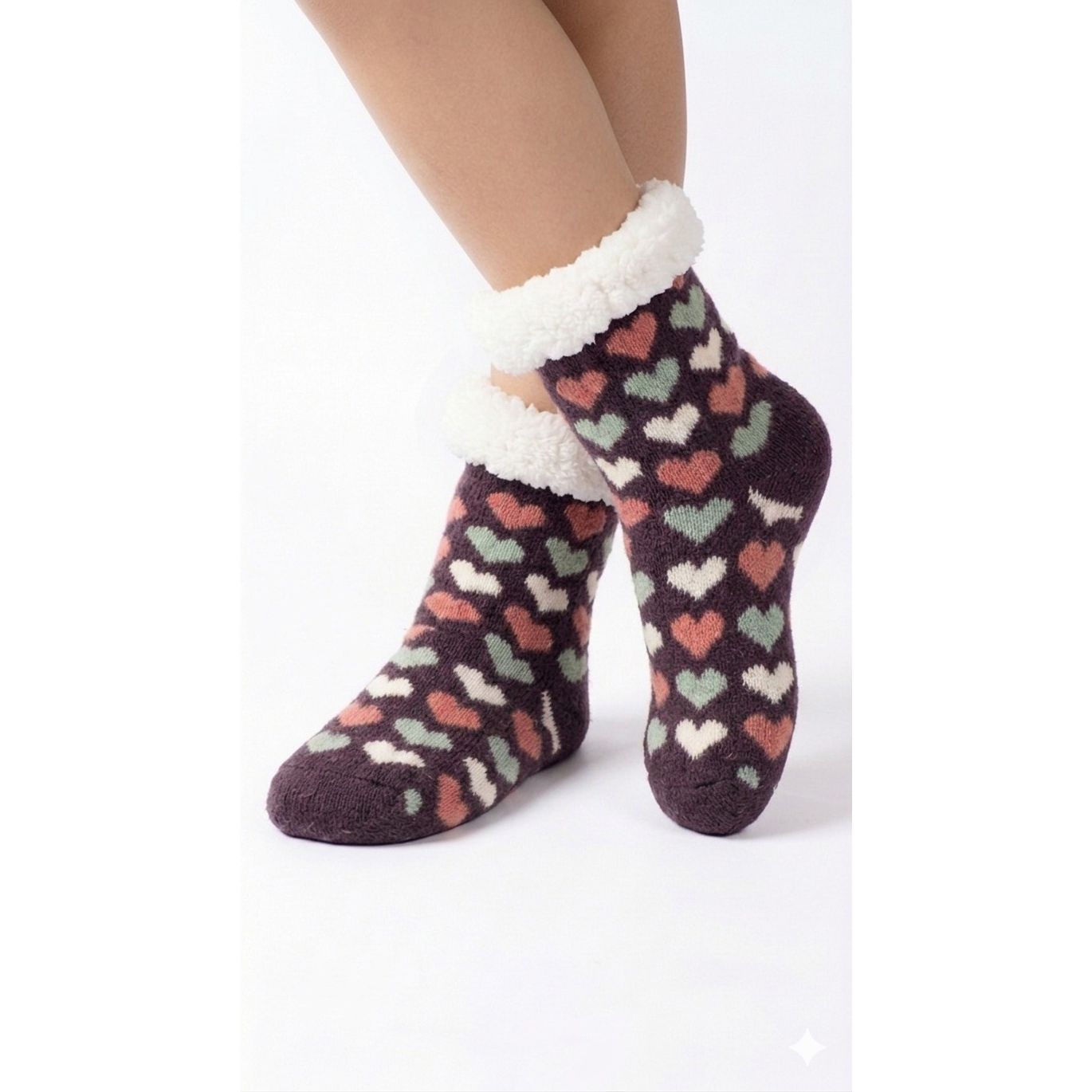 Women's Cosy Heart Winter Socks