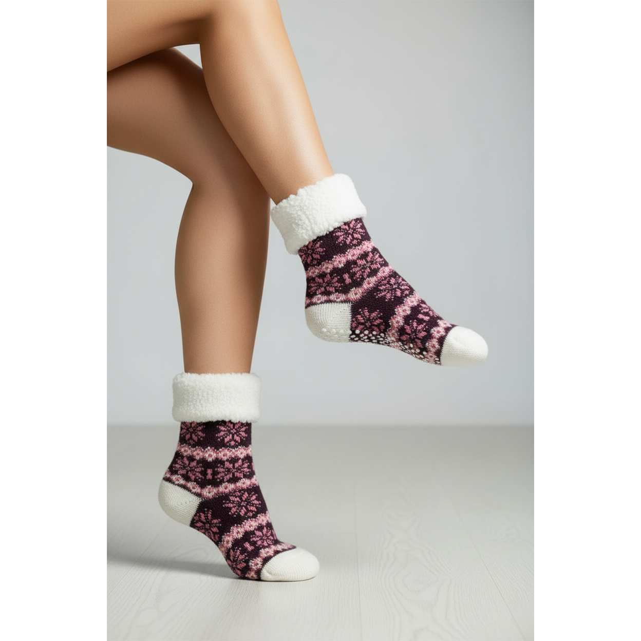 Kids Winter Fuzzy Non-Slip Socks