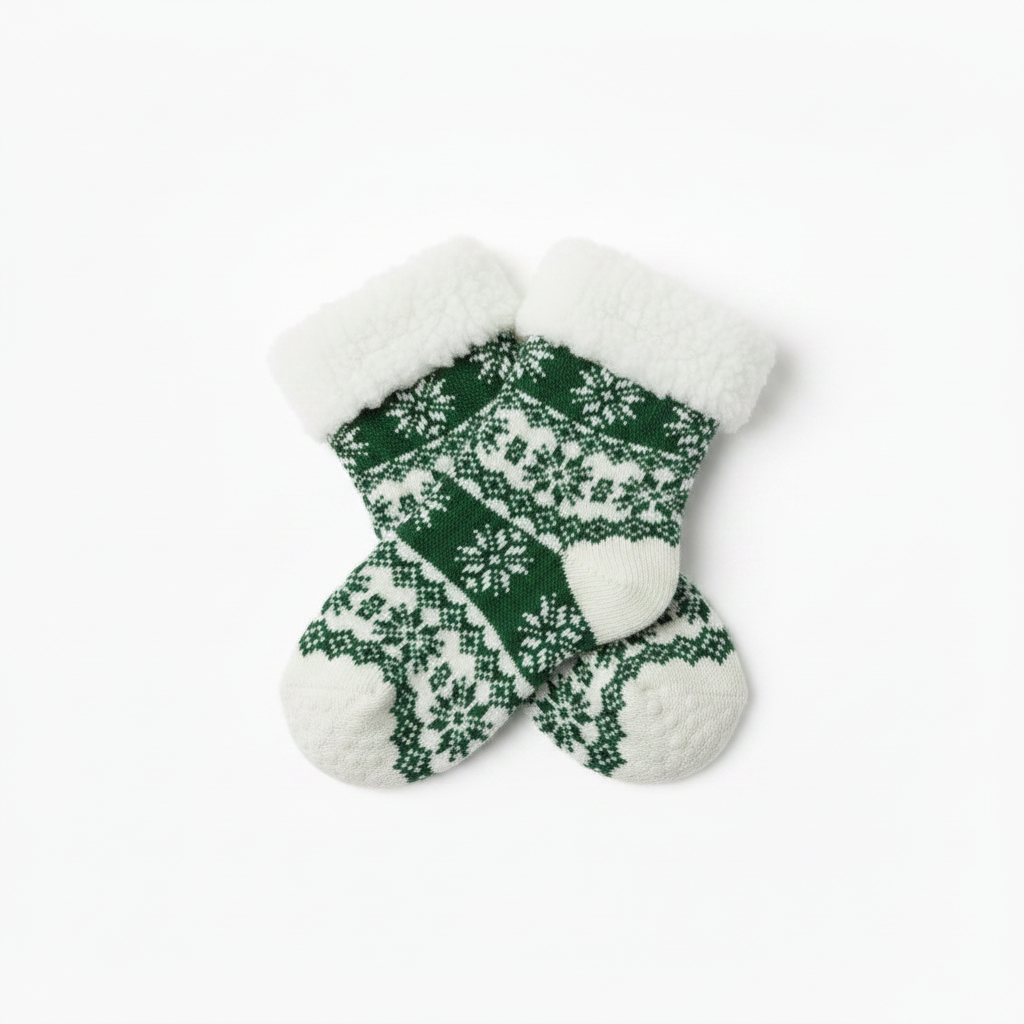 Kids Winter Fuzzy Non-Slip Socks