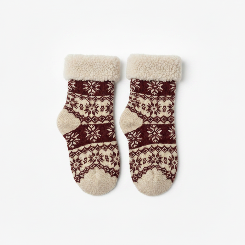 Kids Winter Fuzzy Non-Slip Socks