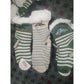 Kids Stripe & Car Winter Non Slip Socks