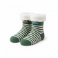 Kids Stripe & Car Winter Non Slip Socks
