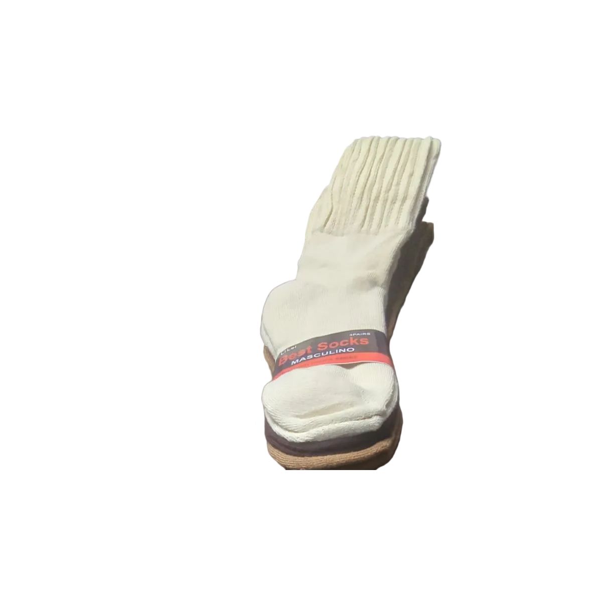 Warm Ribbed Knitted Crew Socks