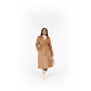 Long Belted Elegant Winter Wrap Trench Coat