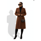 Long Wool Blend Button Winter Overcoat