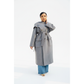 Cape Collar Belted Winter Trench Long Coat