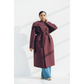 Cape Collar Belted Winter Trench Long Coat