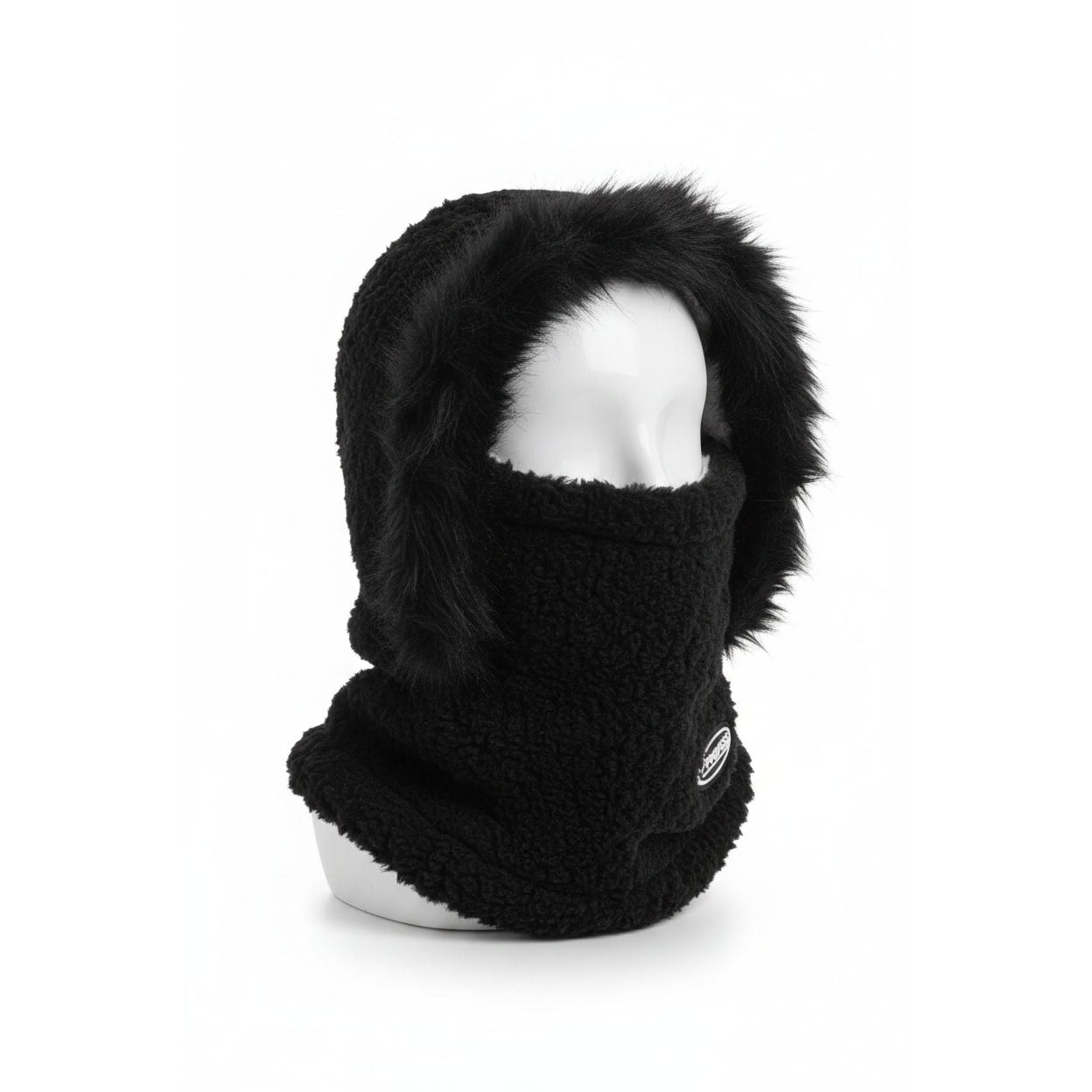 Winter Faux Fur balaclava Hood