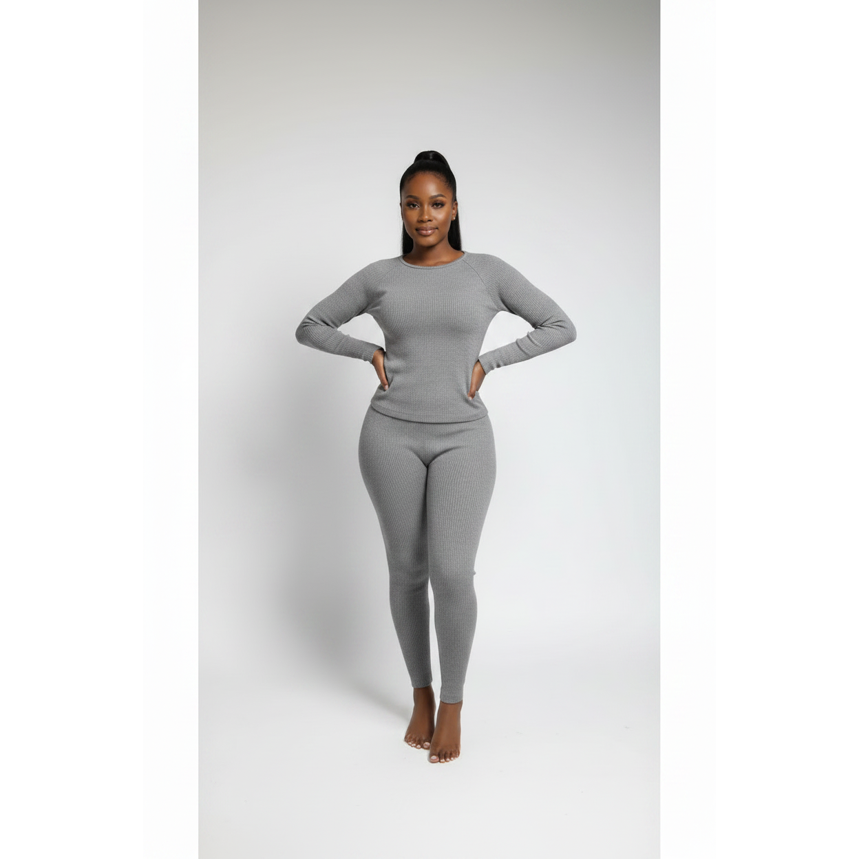 Women's Seamless Thermal Underwear Set
