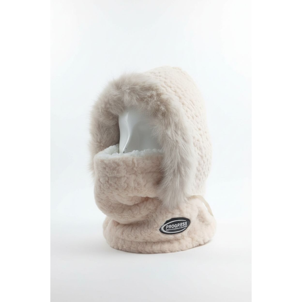 Winter Faux Fur balaclava Hood