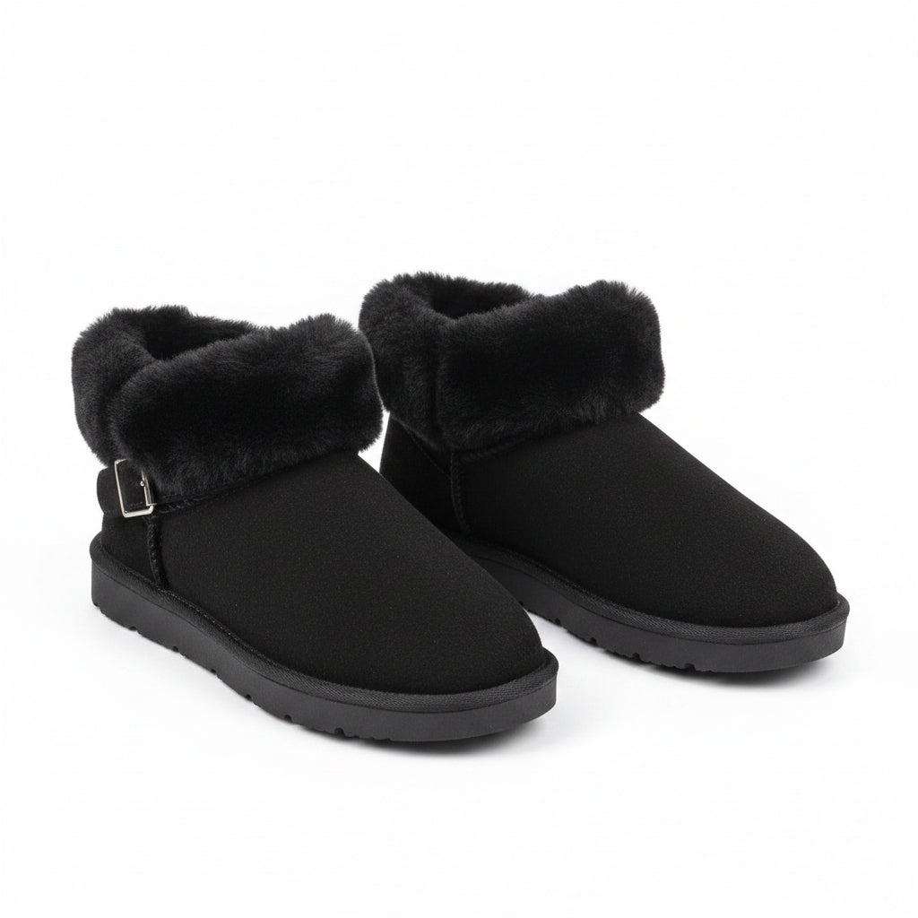 Women's Faux Suede Winter Ankle Boots