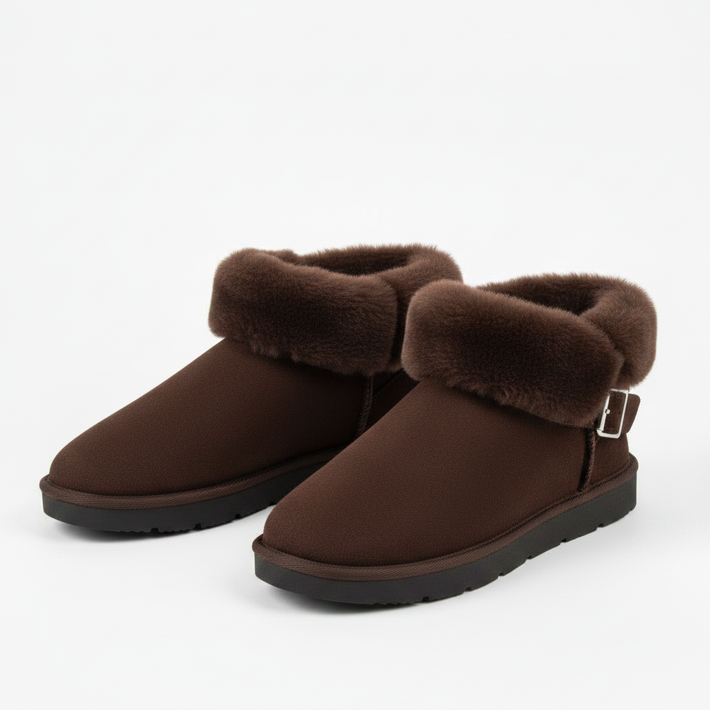 Women's Faux Suede Winter Ankle Boots
