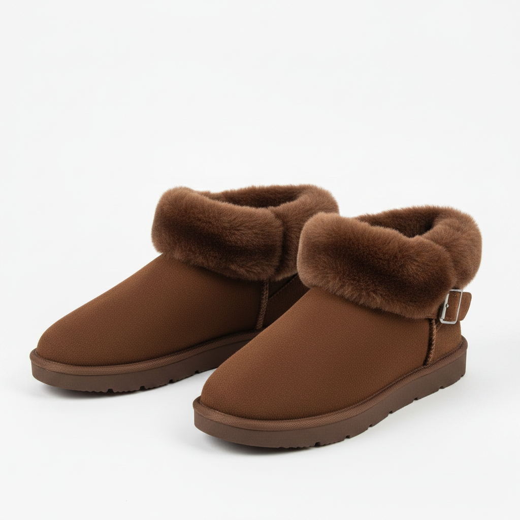 Women's Faux Suede Winter Ankle Boots