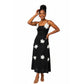3D Flower Sleeveless Sling Dress