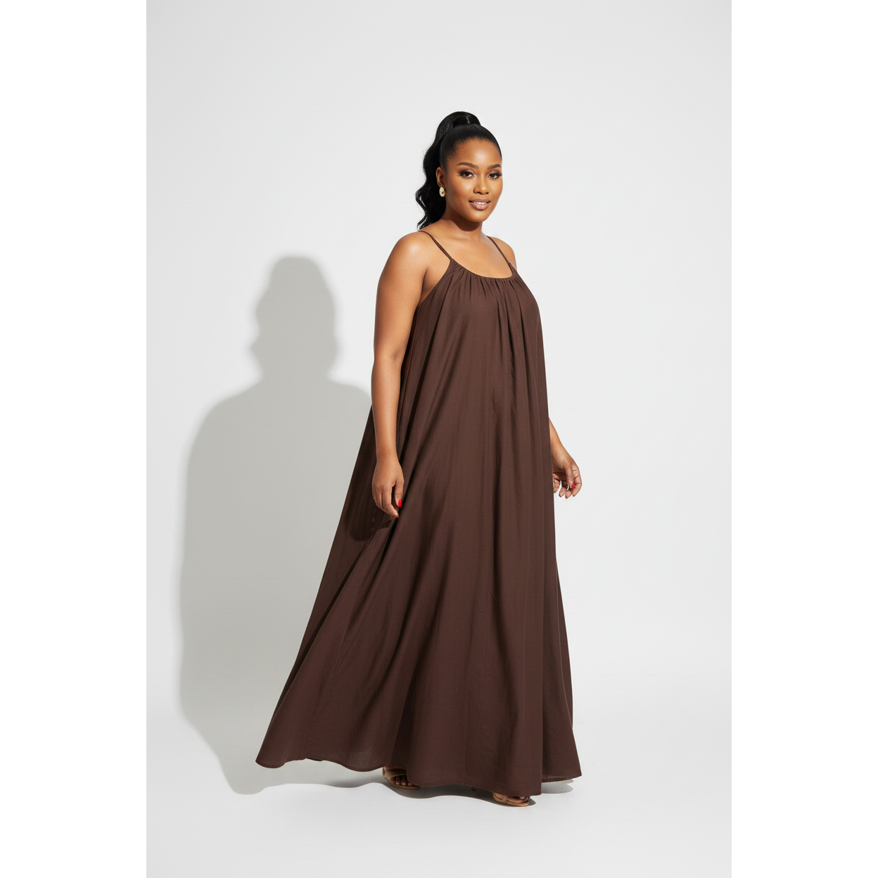 Linen Sleeveless Maxi Dress