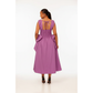 V-neck Skater Dress featuring Side Corset Details and Bows