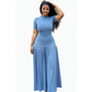 Short Sleeve Mock-Neck Ruched Maxi Dress
