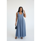 Sleeveless A-line Maxi Dress