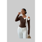 Ladies Elegant Off-the-shoulder Bowknot Long Sleeve Tops