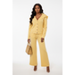 Long Sleeve Button Shirt and Flare Pants Set
