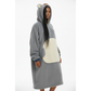 Winter Teddy Themed Blanket Hoodie