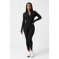 Long-Sleeved High-Neck Jogger Jumsuit