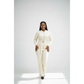 Knitted Button Down Long Sleeve Two Piece Set
