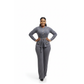 Knitted Button Down Long Sleeve Two Piece Set