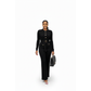 Knitted Button Down Long Sleeve Two Piece Set