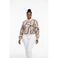 Ladies Line-Art Pattern Fleece Jersey