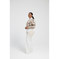 Ladies Line-Art Pattern Fleece Jersey