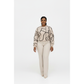 Ladies Line-Art Pattern Fleece Jersey