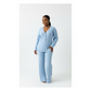 Ribbed Knit V-Neck Two Piece Set