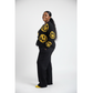 Knitted Cardigan With Yellow Smile Print