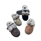 Plush Winter Sheepskin Style Slippers