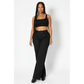 Ladies High Waist Wide Leg Pants