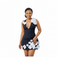 Ladies Classic V-Neck Floral Mini Dress