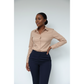 Ladies Long Sleeve Collar Neck Shirt