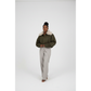 Oversized Fur Collar Cropped Jacket