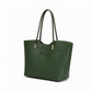 Woven Faux-Leather Tote Bag