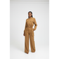 Cropped Zip-Up Utility Jacket & Wide-Leg Cargo Pants